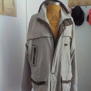 Mian Classic Taupe Micro Satin Jacket